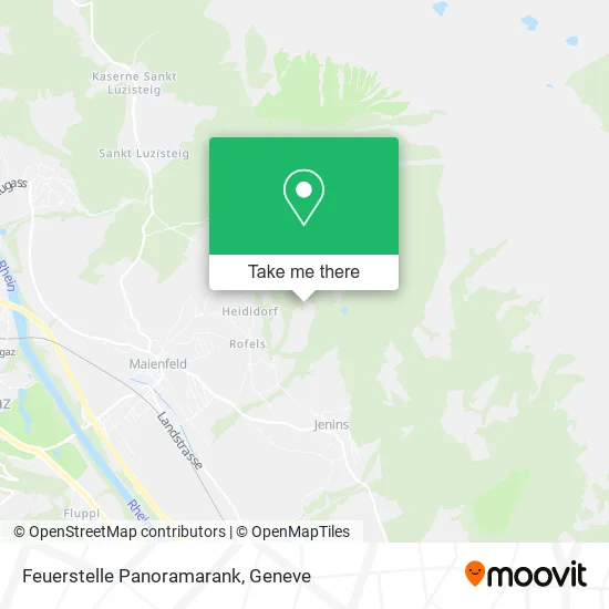 Feuerstelle Panoramarank map