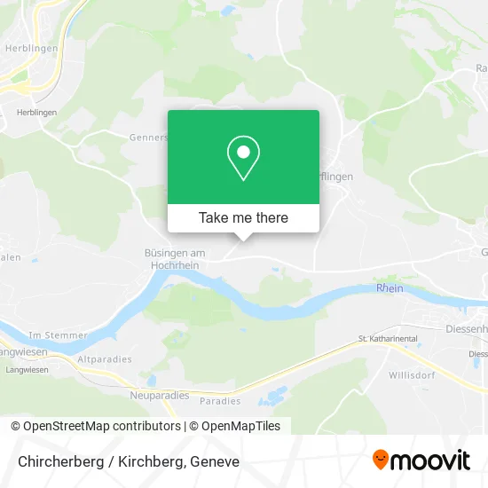 Chircherberg / Kirchberg map