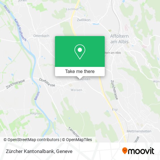 Zürcher Kantonalbank map