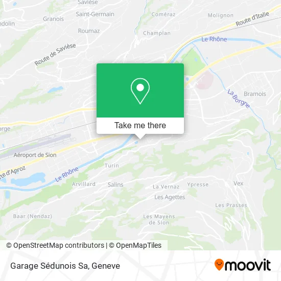 Garage Sédunois Sa map