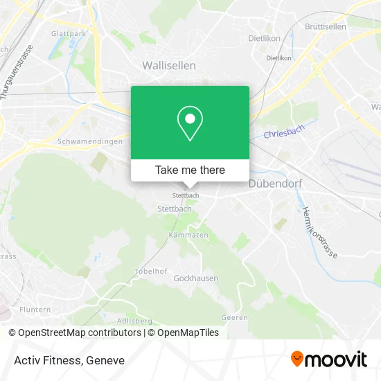 Activ Fitness map