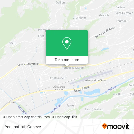 Yes Institut map