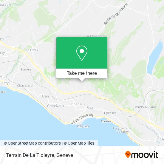 Terrain De La Tioleyre map