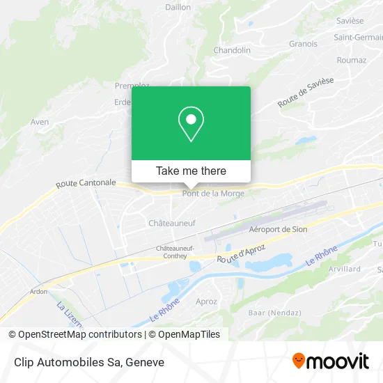 Clip Automobiles Sa map