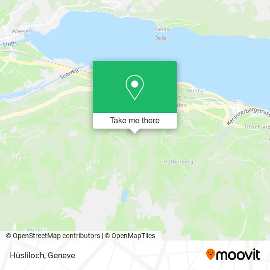 Hüsliloch map