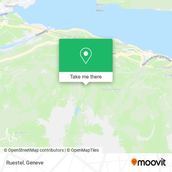 Ruestel map