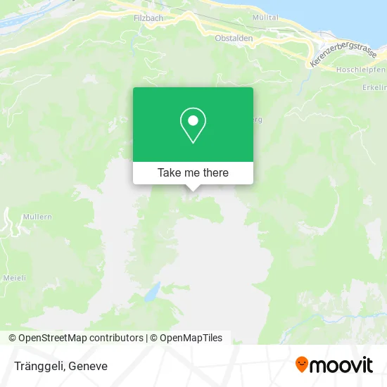 Tränggeli plan