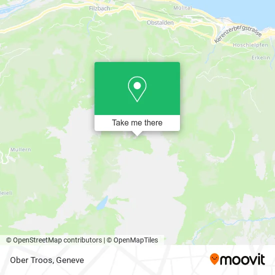 Ober Troos map