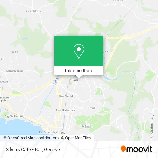 Silvia's Cafe - Bar map