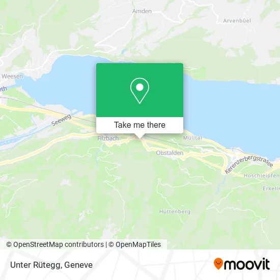 Unter Rütegg map
