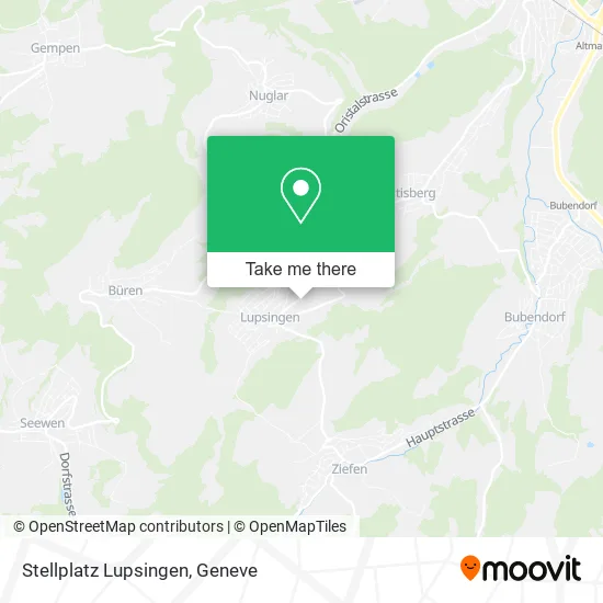 Stellplatz Lupsingen map