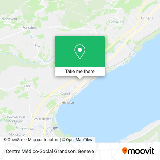 Centre Médico-Social Grandson map