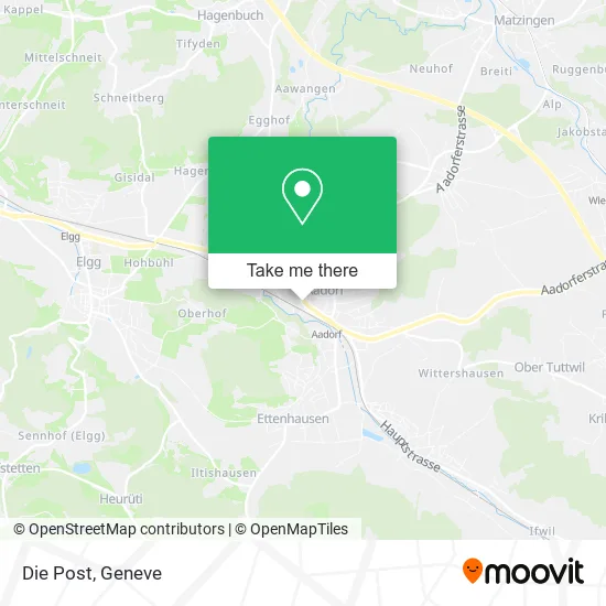 Die Post map