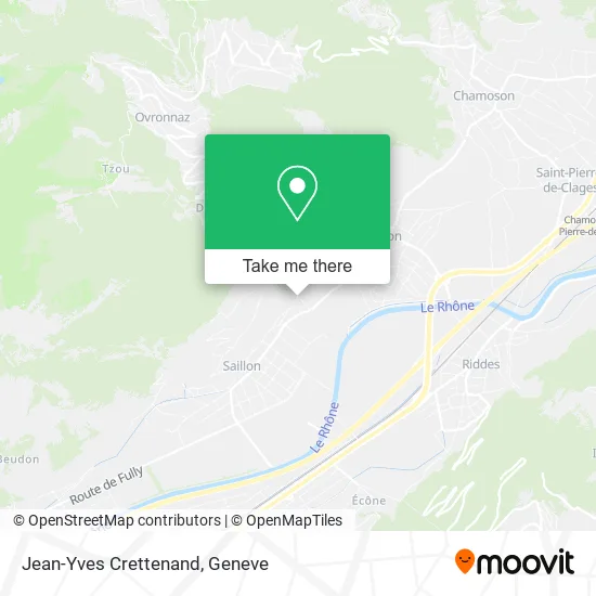 Jean-Yves Crettenand map