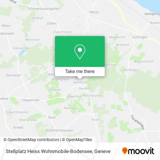 Stellplatz Heiss Wohnmobile-Bodensee map