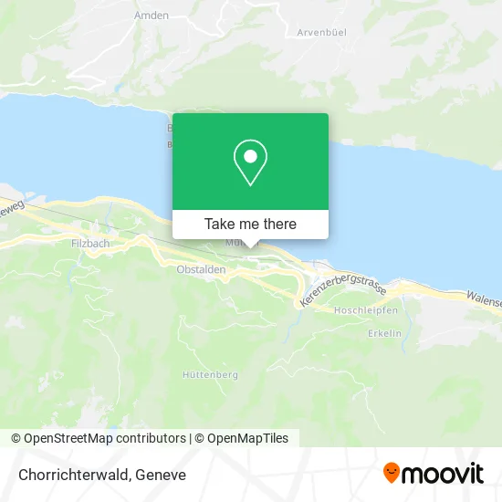 Chorrichterwald map