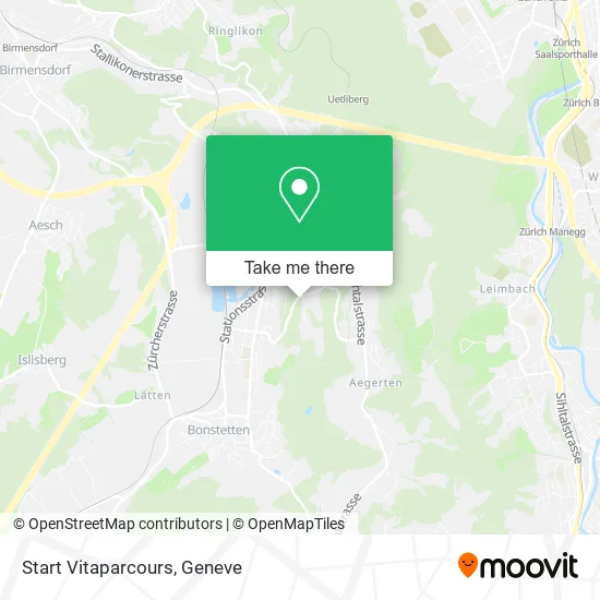 Start Vitaparcours map