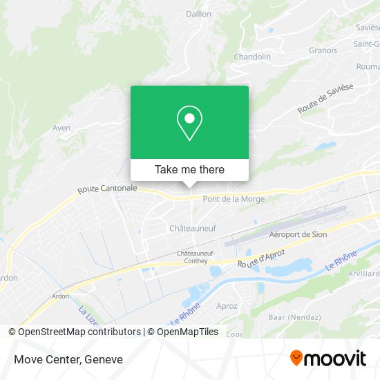 Move Center map