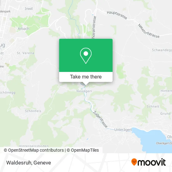 Waldesruh map