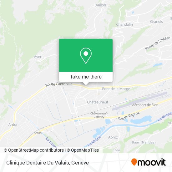 Clinique Dentaire Du Valais map
