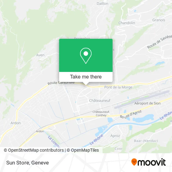 Sun Store map