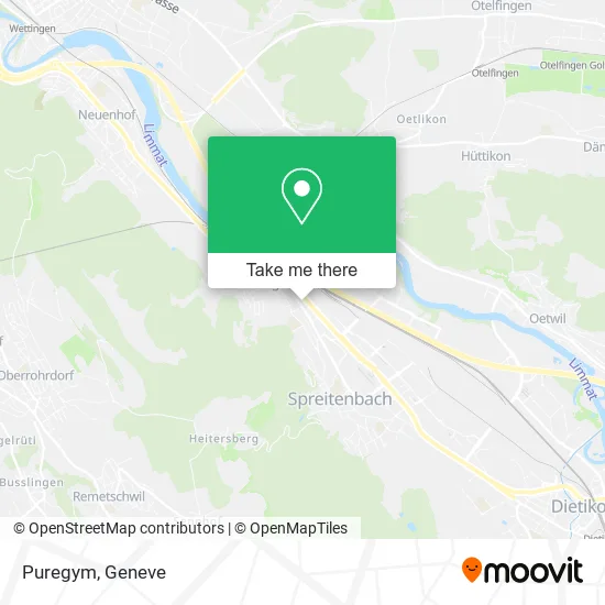 Puregym map
