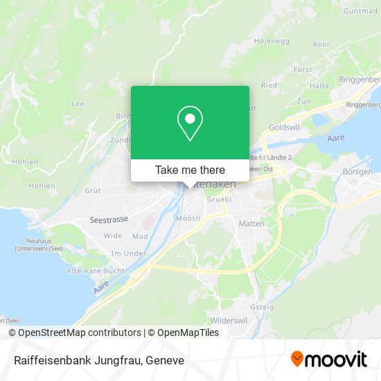 Raiffeisenbank Jungfrau map