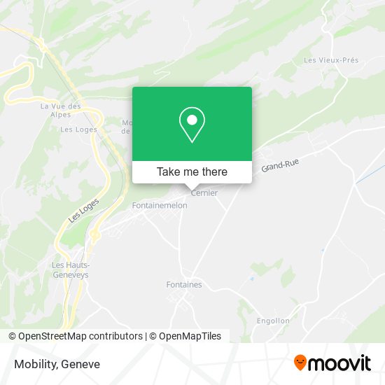 Mobility map