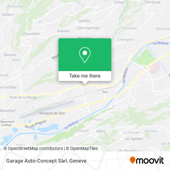 Garage Auto-Concept Sàrl map