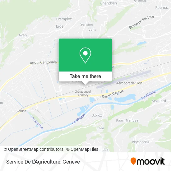 Service De L'Agriculture map