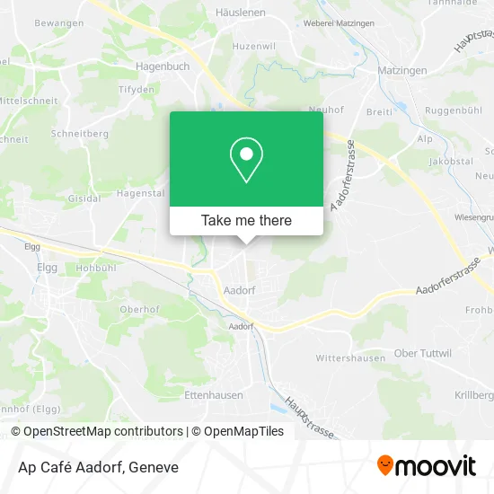 Ap Café Aadorf map