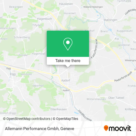 Allemann Perfomance Gmbh map