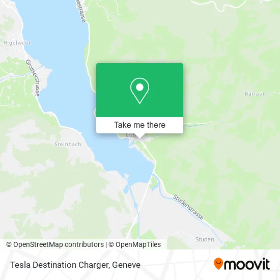 Tesla Destination Charger map