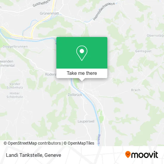 Landi Tankstelle map