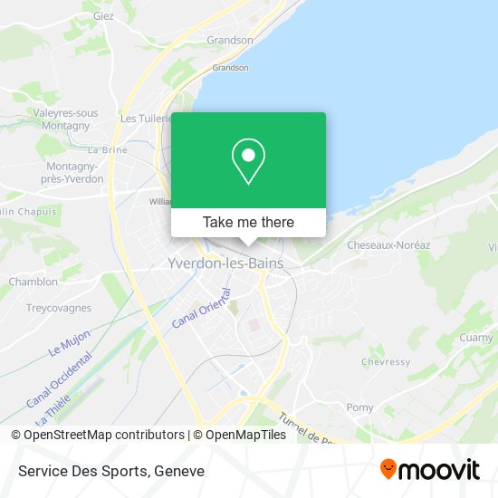 Service Des Sports map