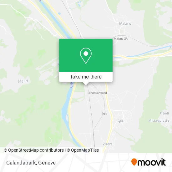 Calandapark map