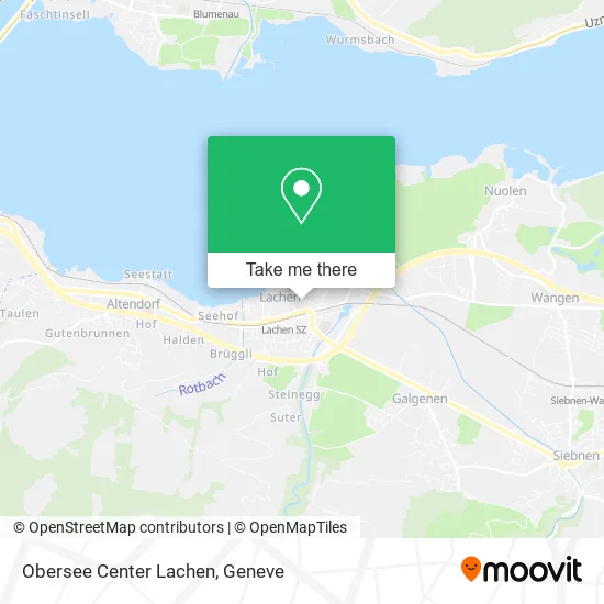 Obersee Center Lachen map