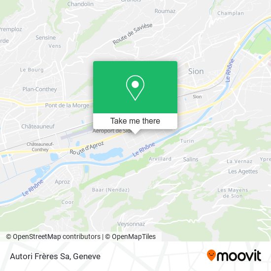 Autori Frères Sa map