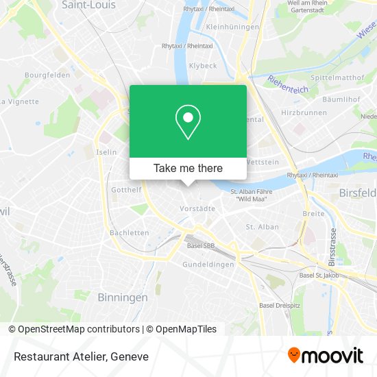 Restaurant Atelier map
