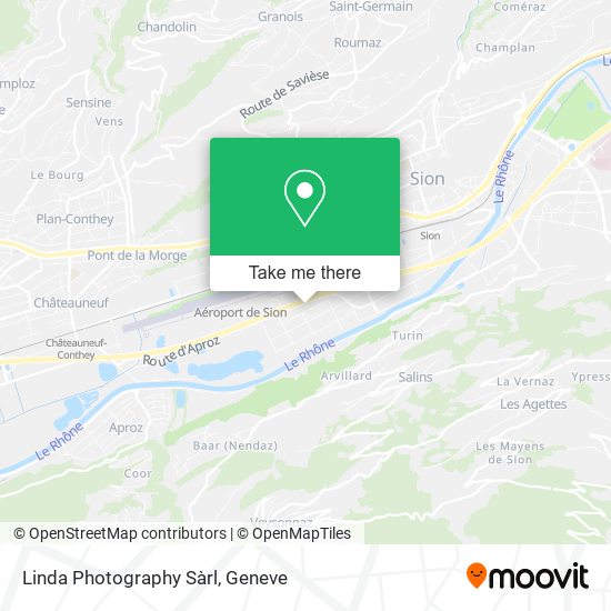 Linda Photography Sàrl map