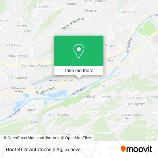 Hostettler Autotechnik Ag map