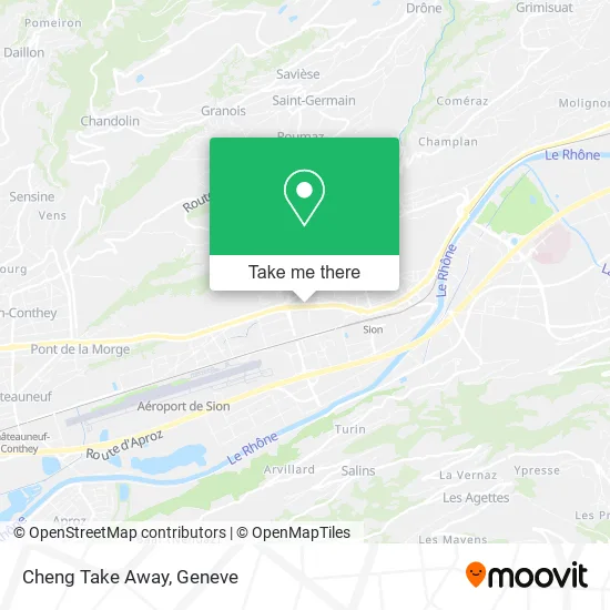 Cheng Take Away map
