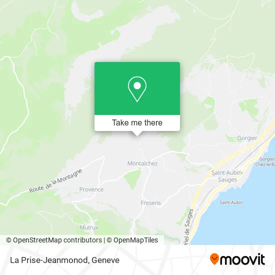 La Prise-Jeanmonod map