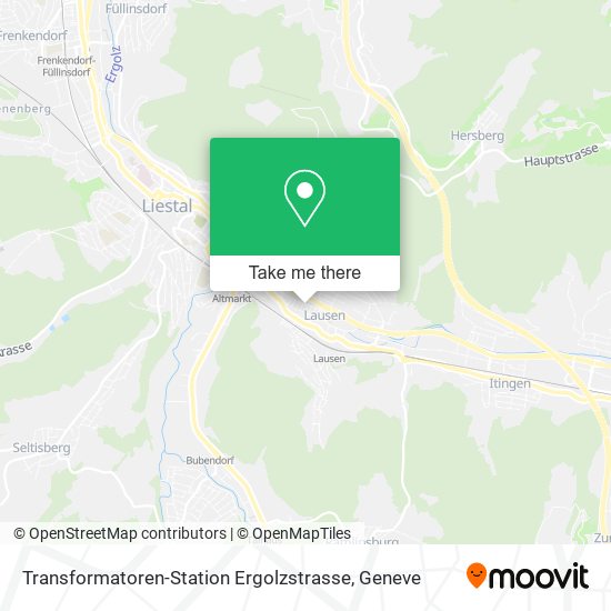 Transformatoren-Station Ergolzstrasse map