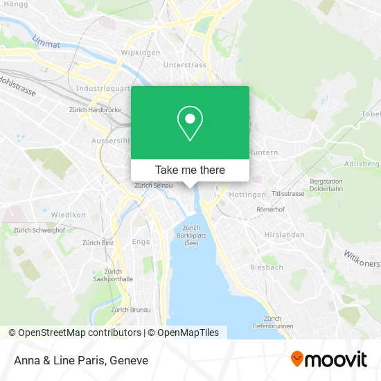 Anna & Line Paris map