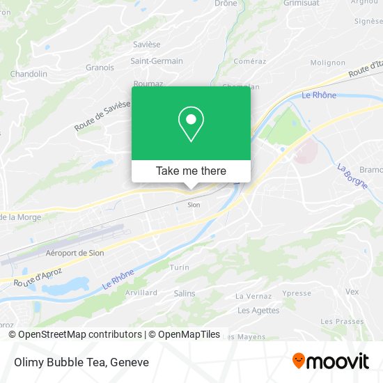 Olimy Bubble Tea map