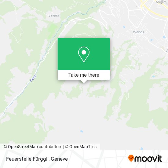 Feuerstelle Fürggli map