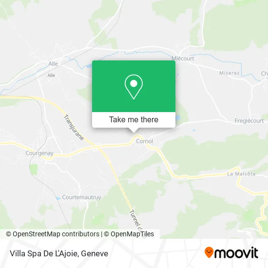 Villa Spa De L'Ajoie map
