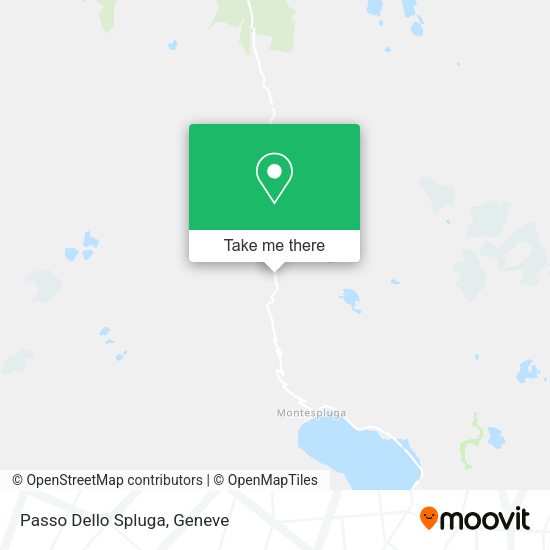 Passo Dello Spluga map
