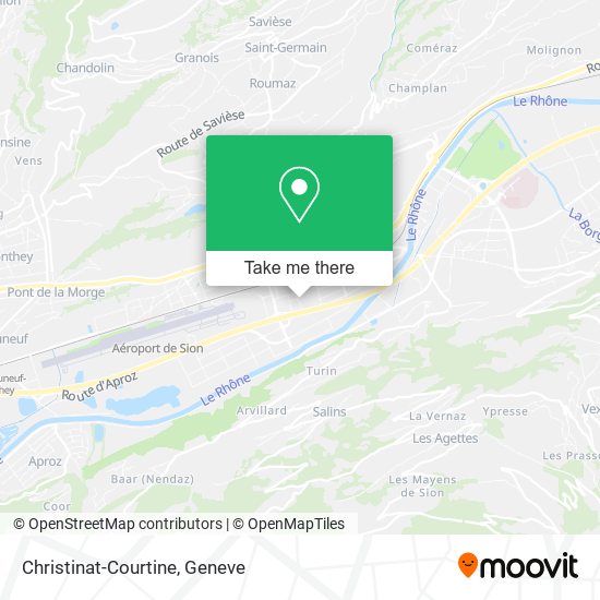 Christinat-Courtine map